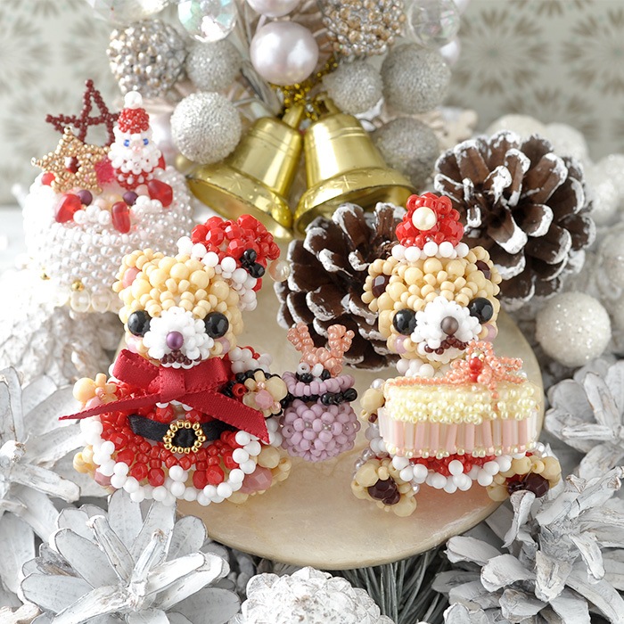 プレミアム☆テディベア～Merry X'mas～ 【ビーズマニア】 | アイテム
