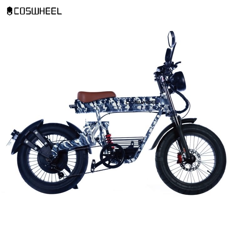 原付二種] フル電動 COSWHEEL 電動バイク MIRAI ネイビーミリタリー