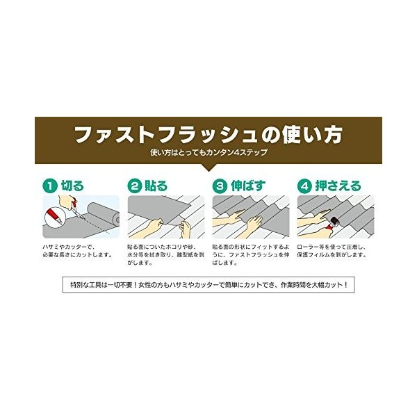 ファストフラッシュ タイセイ 28cm 5m 簡易 防水シート 万能防水シート