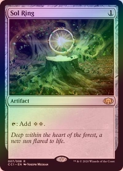 FOIL】【英】太陽の指輪/Sol Ring[無色R]【CC1】 | モダン以下・特殊