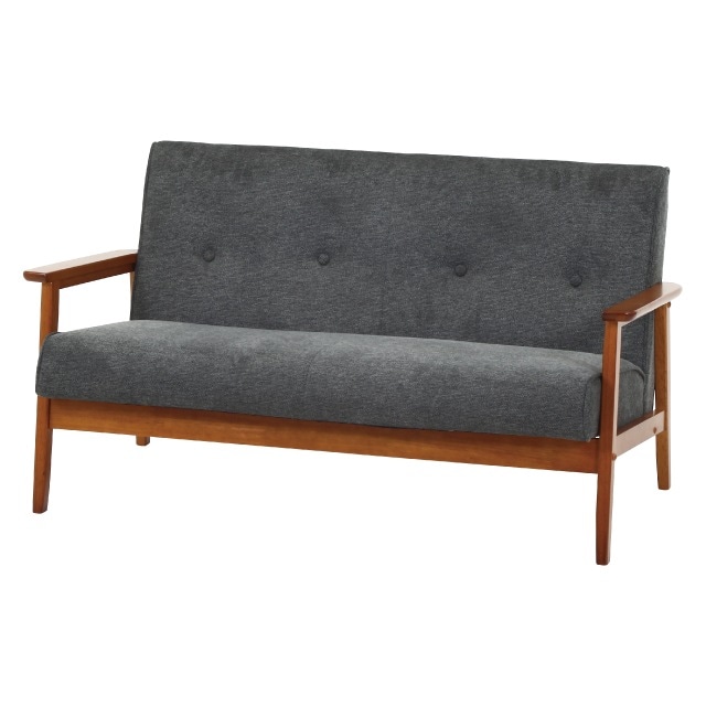 厚手ファブリックソファ ミート 2P グレー | 家具,ソファ | 雑貨と食器