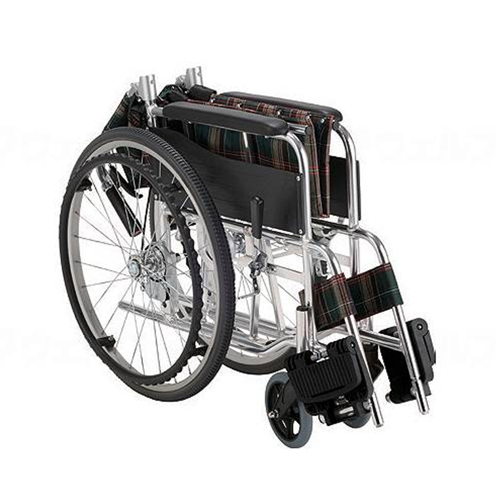 自走式 スマートフットレスト付車椅子ラクライズ LRH-50GC 背折れ式