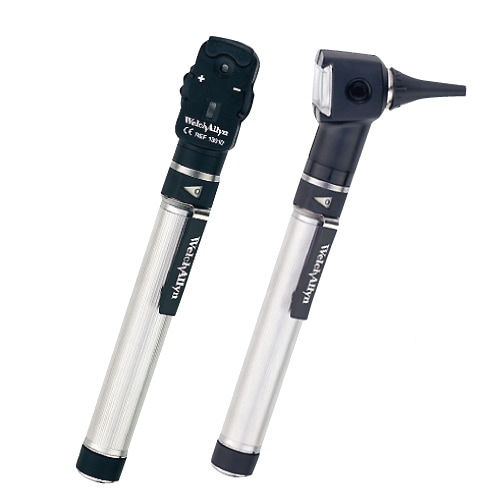 一般医療機器】ウェルチアレン ポケットスコープ 検眼・耳鏡セット