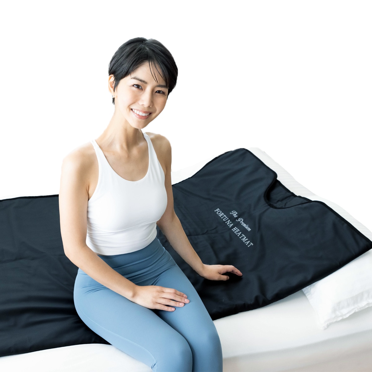 岩盤浴サウナラップ The premium FORTUNA HEATMAT -家庭で手軽に岩盤浴