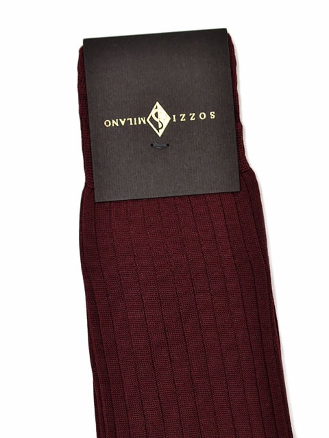 SOZZI【ソッツイ】ロングホーズ 115002 010 Lungo ボルドー | ソックス