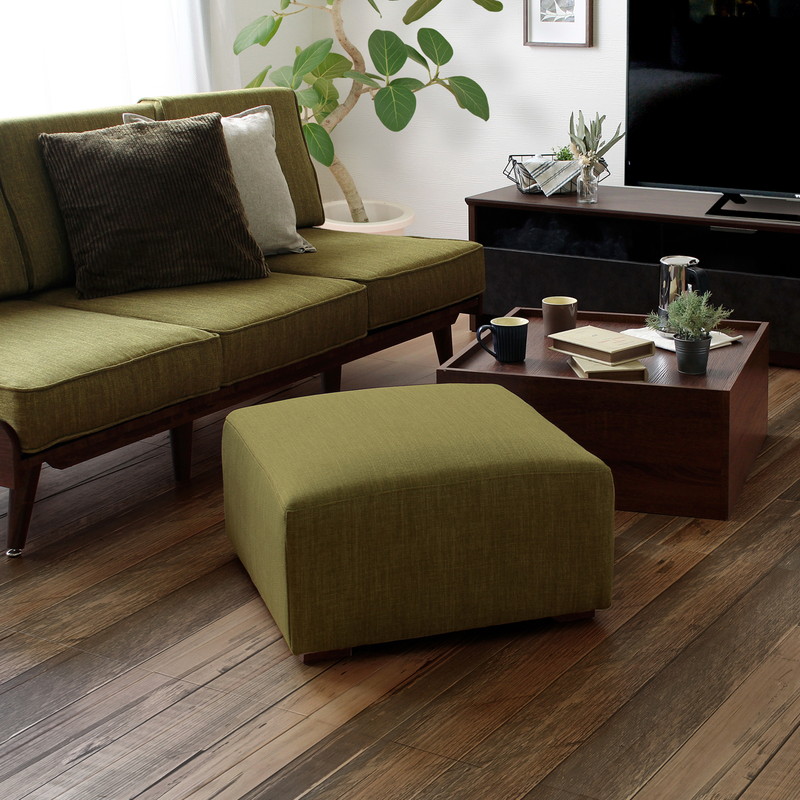 3人掛け＋オットマンセット】ソファ 3人掛け/オットマン収納テーブル