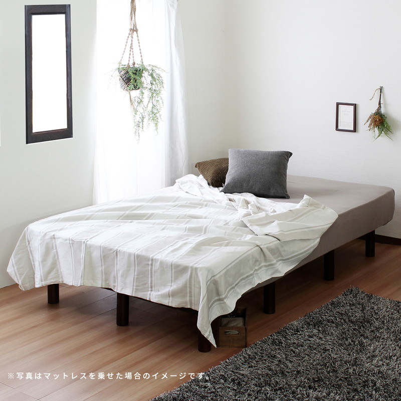 セミダブル】ロール式 すのこベッド ボトムベッド/レクフィビター