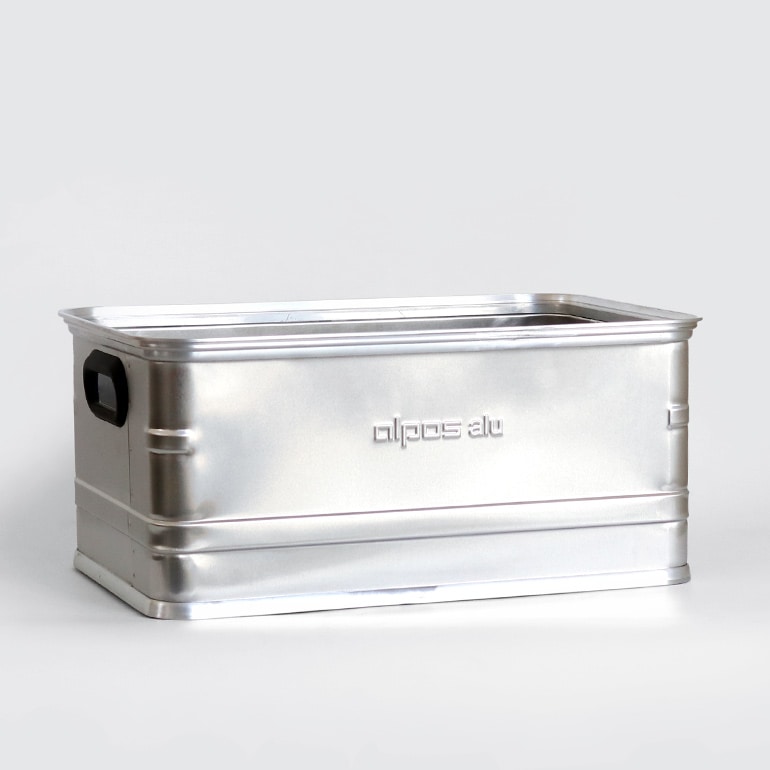 ALPOS アルポス｜ALUMINUM CONTAINER OPEN TOP (Silver) M 46L 通販