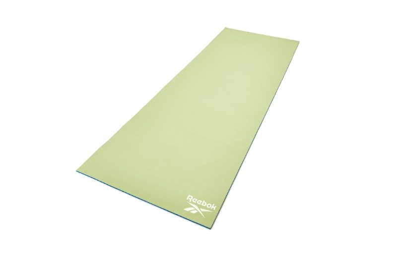 リーボック リバーシブルヨガマット6mm ブルー／グリーン | TK