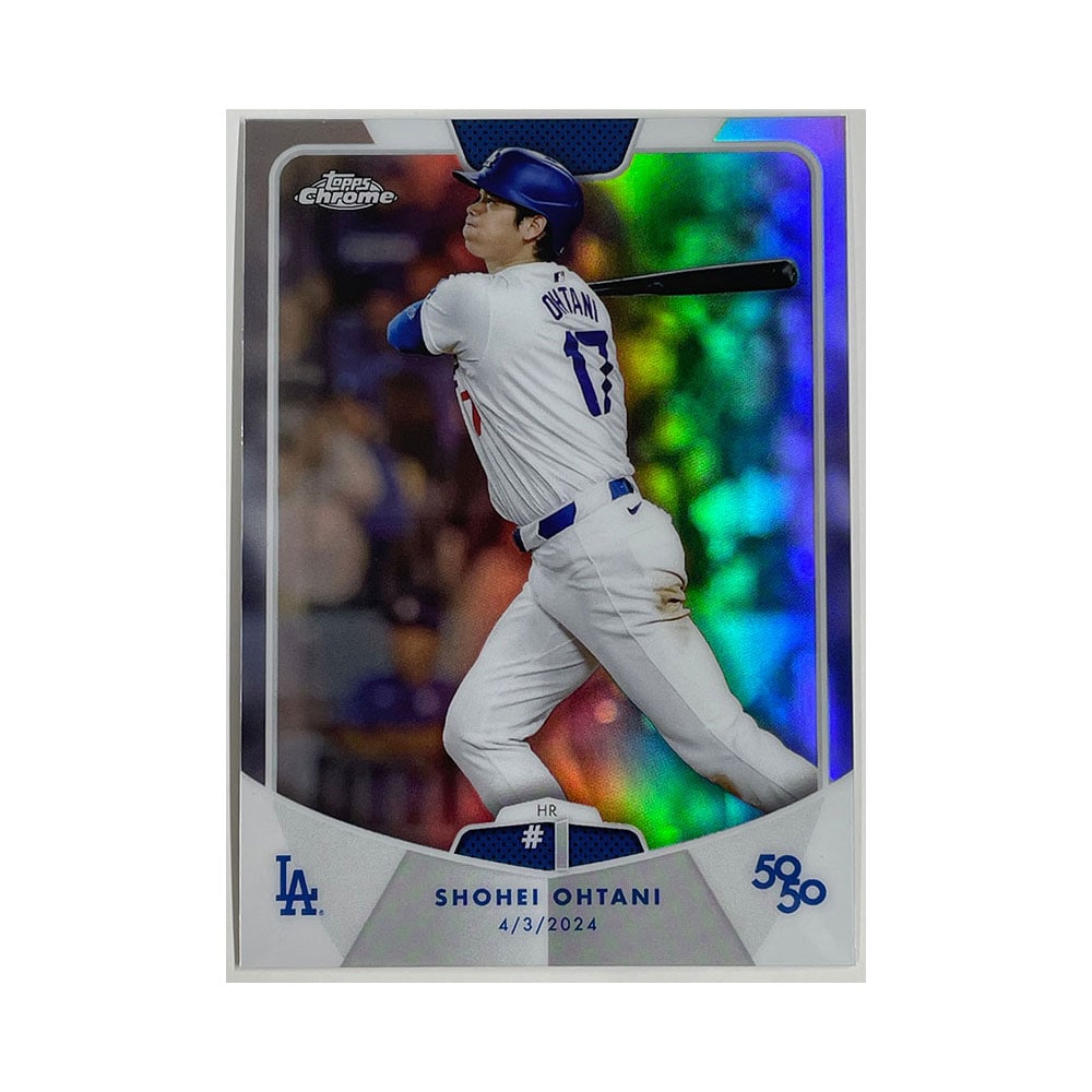 大谷翔平【2024 Topps 50/50】HR#1 #2 Refractor ｜カード