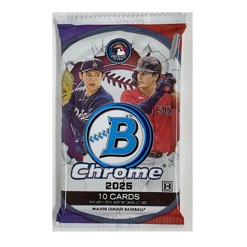 MLB 2025 Topps Bowman Chrome Baseball Hobby Pack 10/4入荷！大谷