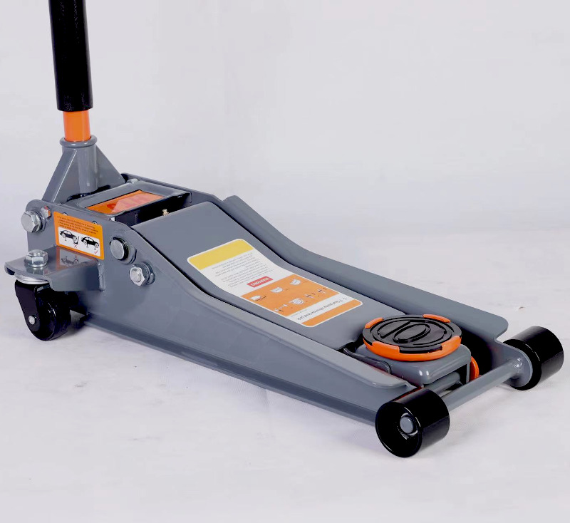 油圧式フロアジャッキ スチール製 耐荷重3-5t ストローク80-500mm 4輪