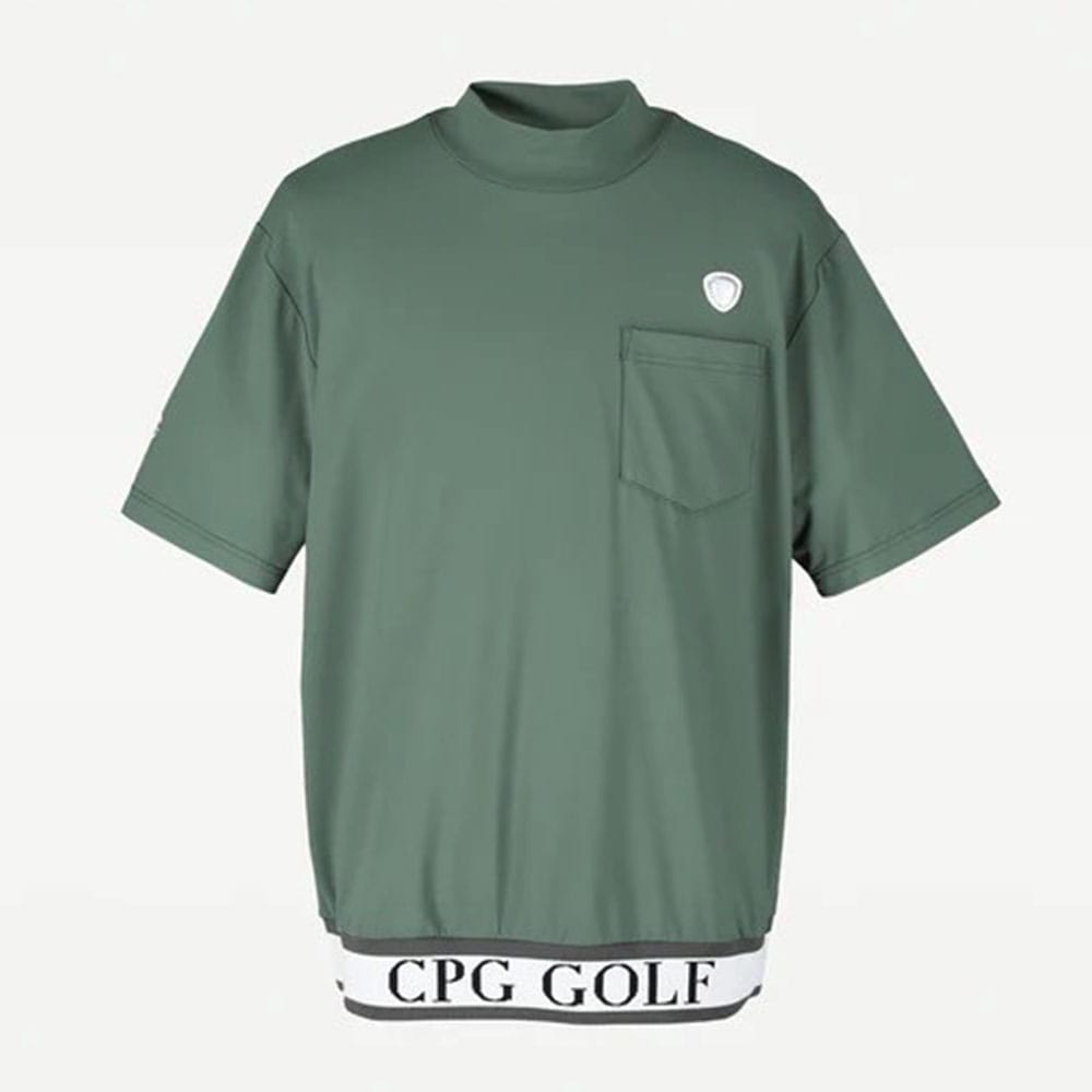 裾JQテープ付きモックネックSS GREEN【CPG GOLF】 | メンズ | Condor19