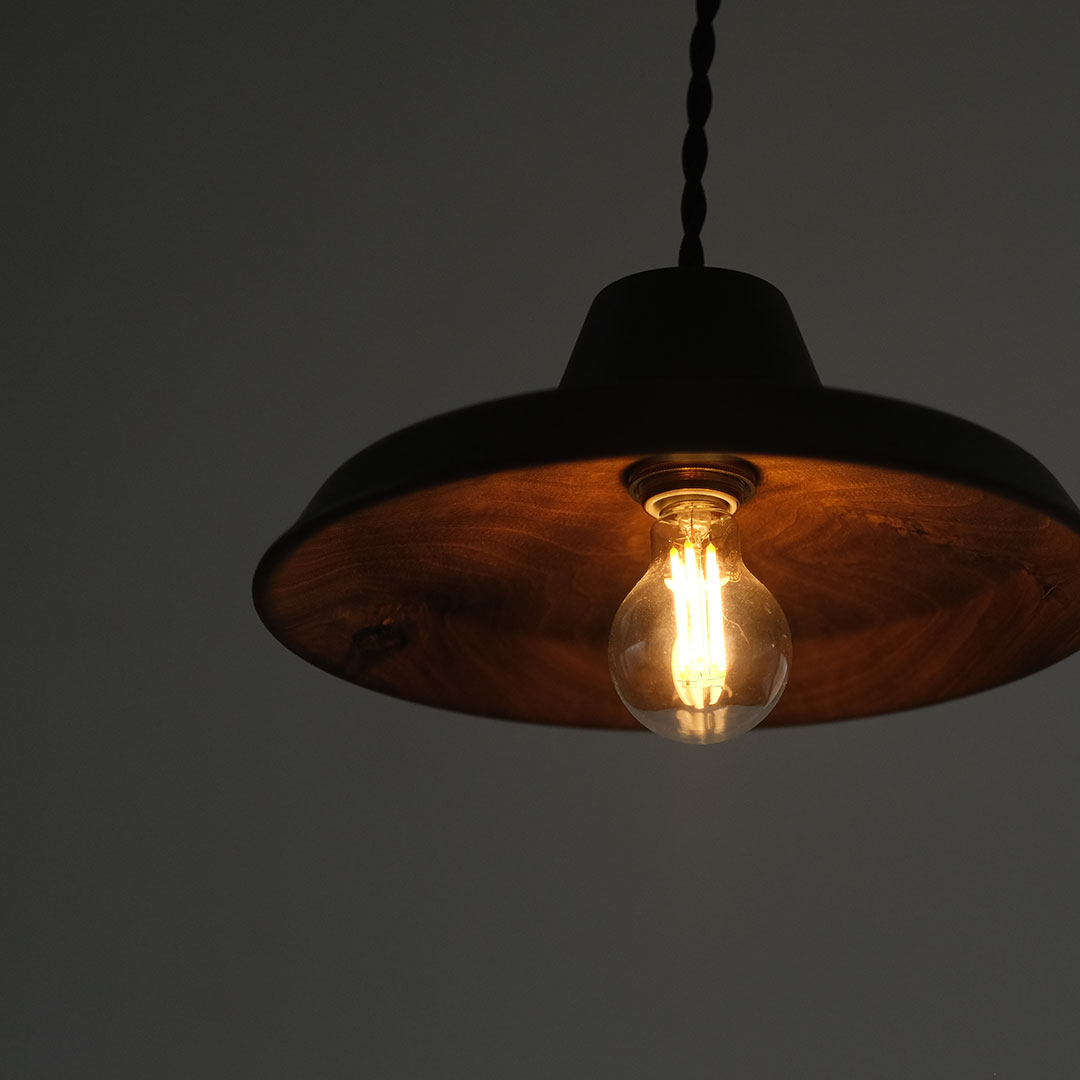 ランプシェード/CRACK/ウォルナット | DOUBLE = DOUBLE FURNITURE