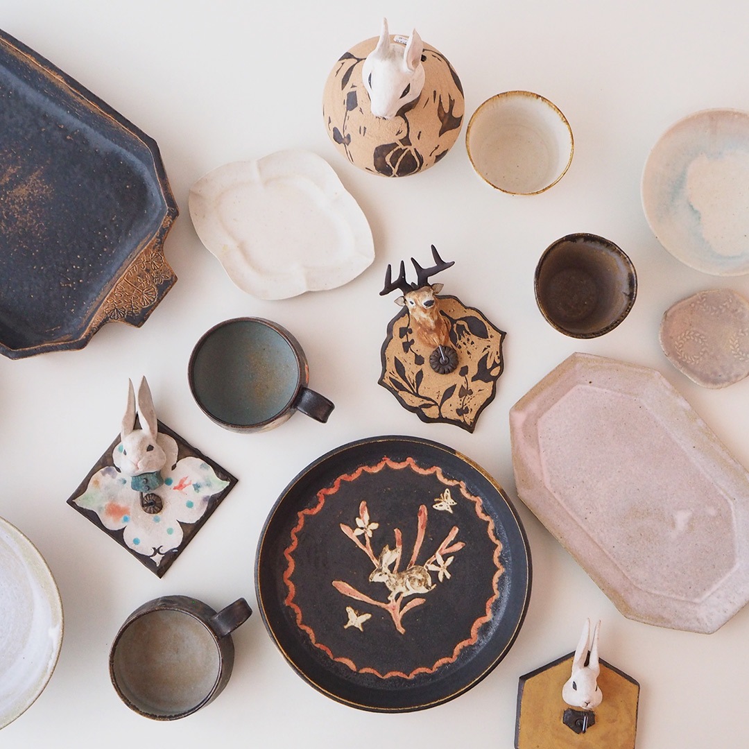 カノプス壺/ねこ | acne.pottery.studio | 糸島くらし×ここのき 公式