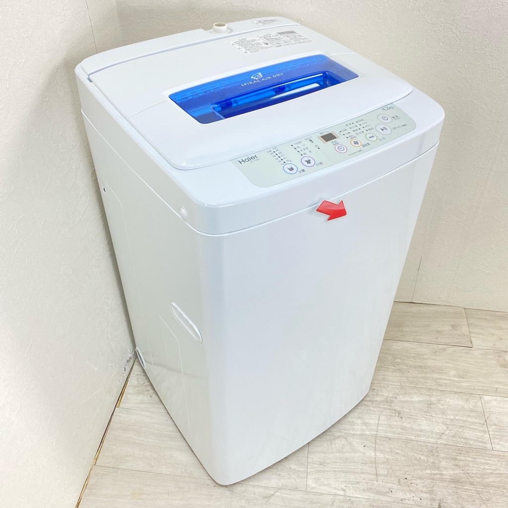 中古 美品 高年式 全自動洗濯機 コンパクトサイズ 4.2kg ハイアール JW