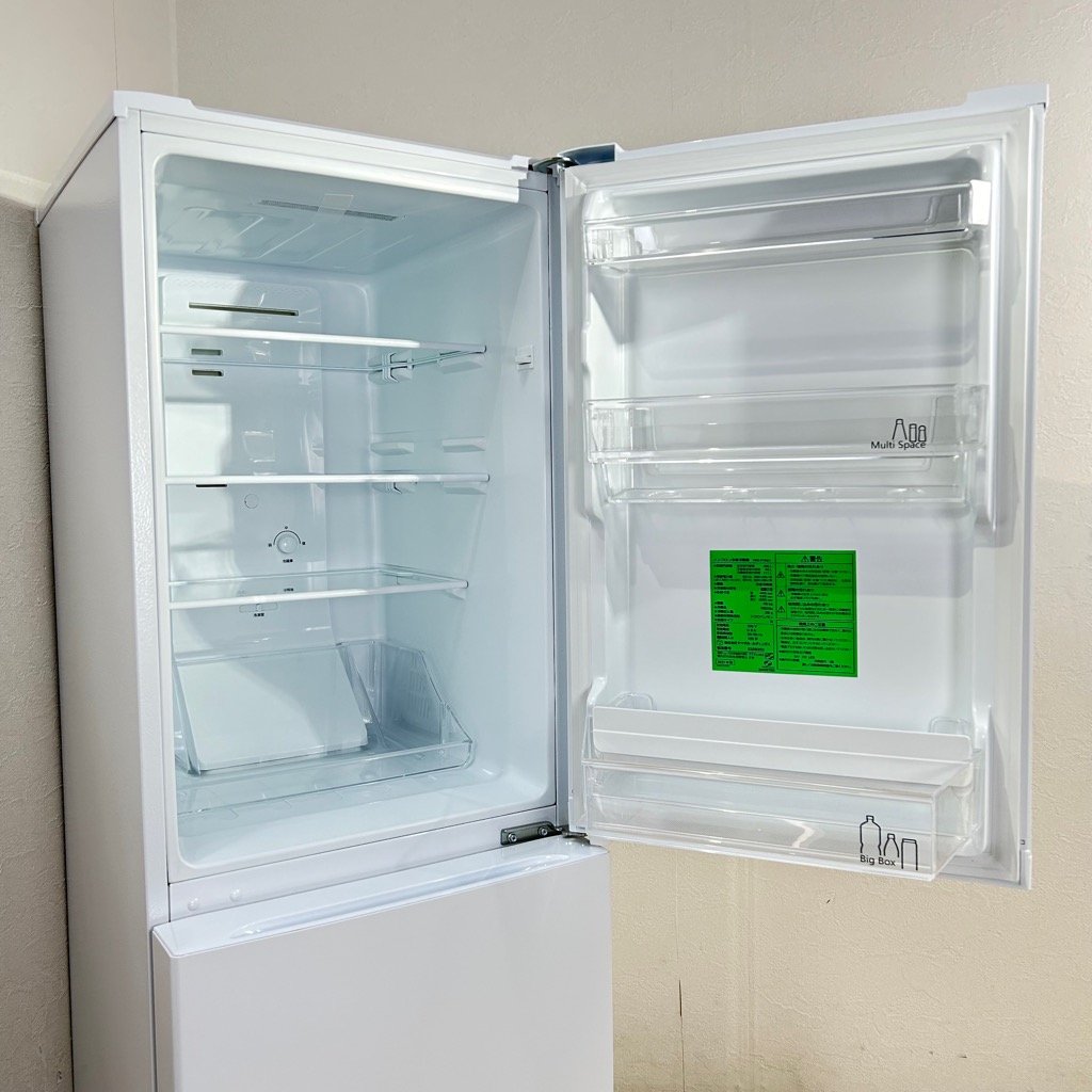 中古 156L 2ドア冷蔵庫 ヤマダ電機 YRZ-F15G1 2021年製 一人暮らし