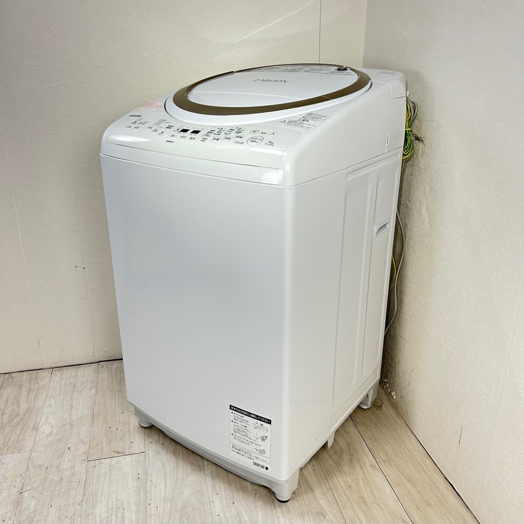 中古 タテ型洗濯乾燥機 東芝 AW-9V6 2018年製 洗濯9.0kg 乾燥4.5kg