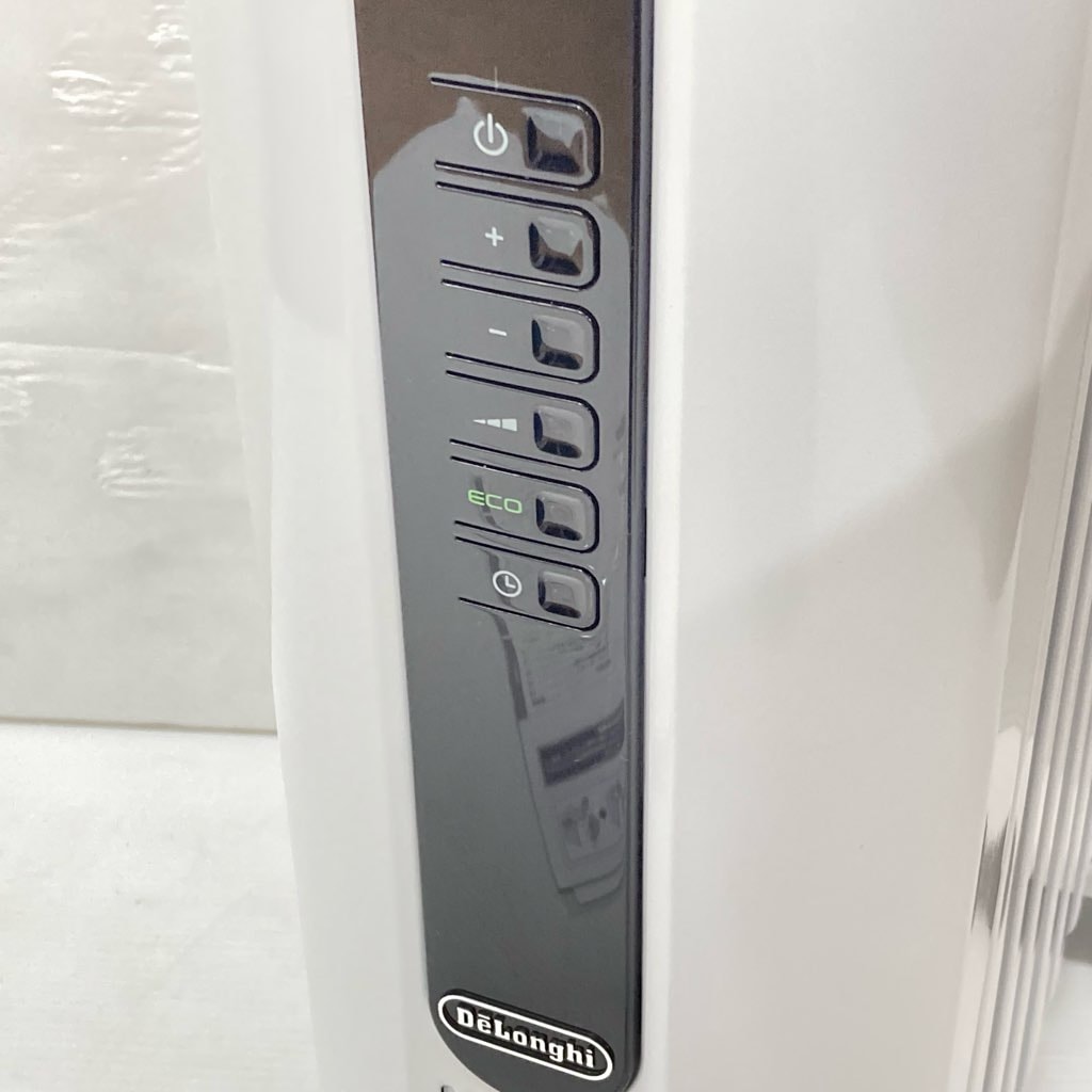 中古美品 デロンギ 1200W オイルヒーター JRE0812 L字型フラットフィン