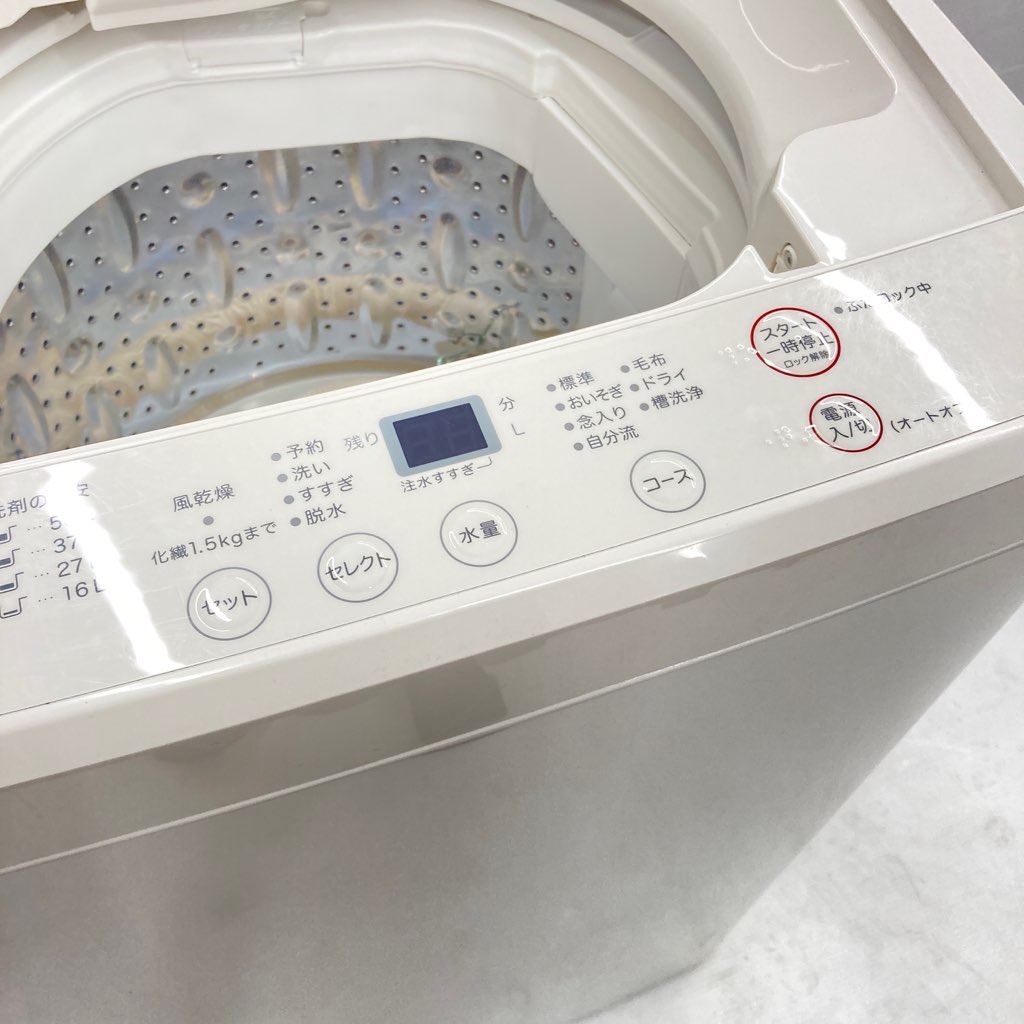 中古 6.0kg 全自動洗濯機 AQW-MJ60 人気の無印良品 2018年製造