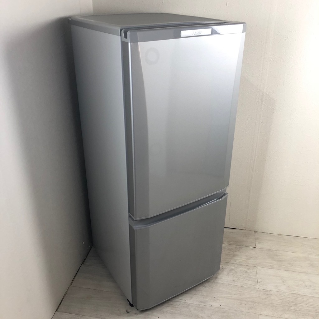 中古 冷蔵庫 三菱 MR-P15Y-S 146L 2ドア冷蔵庫 シルバー 2015年製 単身