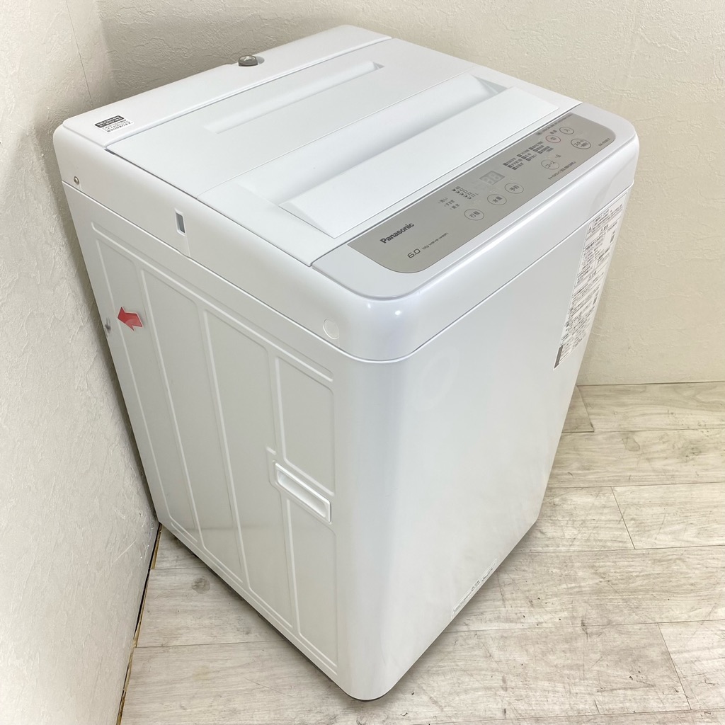 中古 高年式 6.0kg 全自動洗濯機 パナソニック NA-F60B13 2020年製造