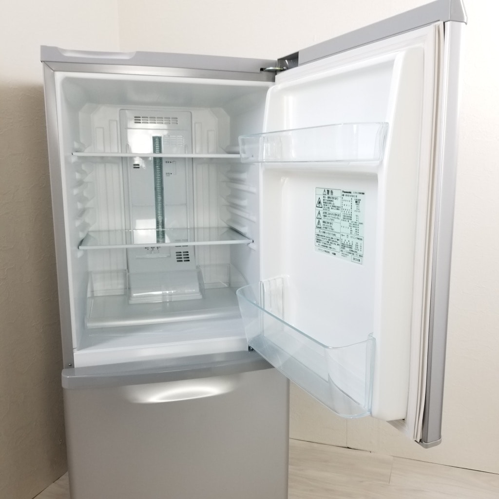 6ヶ月保証付 冷蔵庫 138L パナソニック NR-B145W-S 2012年～2013年製