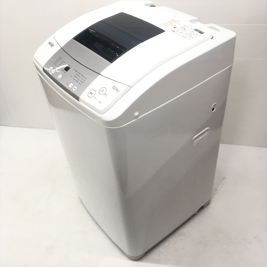 中古 美品 ハイアール Haier 全自動洗濯機 6.0kg JW-K60M 2017年製 6
