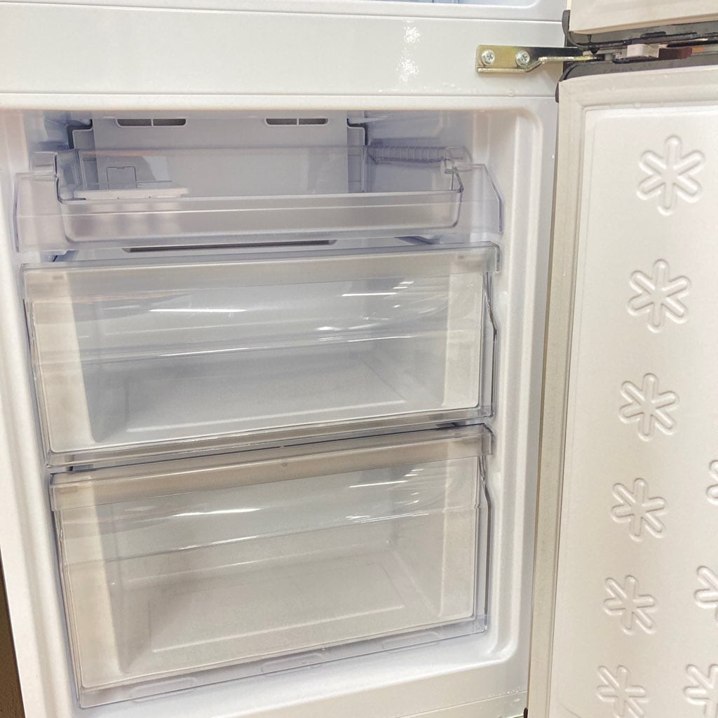 中古 148L 2ドア冷蔵庫 ハイアール JR-XP2NF148F 2021年製 CAFE SERIES