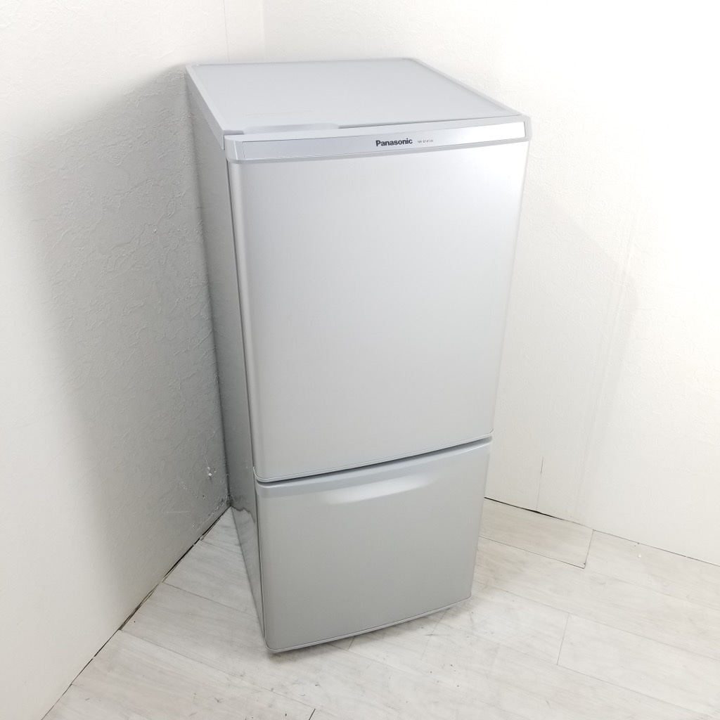 中古 138L 2ドア冷蔵庫 パナソニック NR-B145W-S シルバー 2012年製