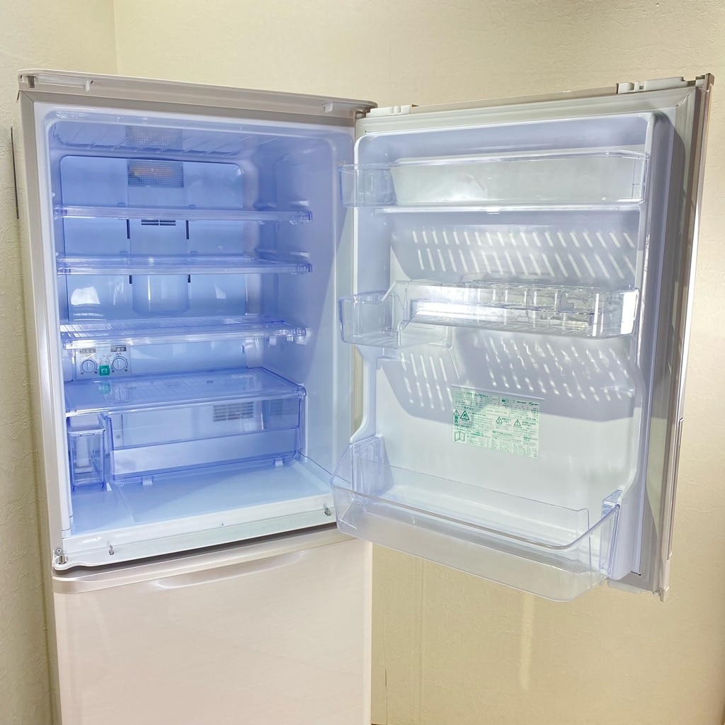 中古 350L プラズマクラスター 3ドア冷蔵庫 シャープ SJ-PW35A-C 2015