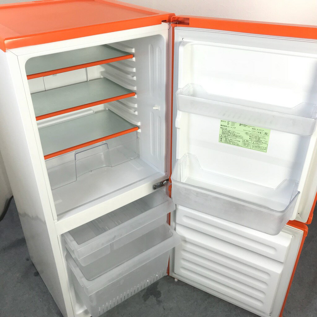 6ヶ月保証付 冷蔵庫 110L 2ドア ユーイング MR-P1100-D 2012年～2013年