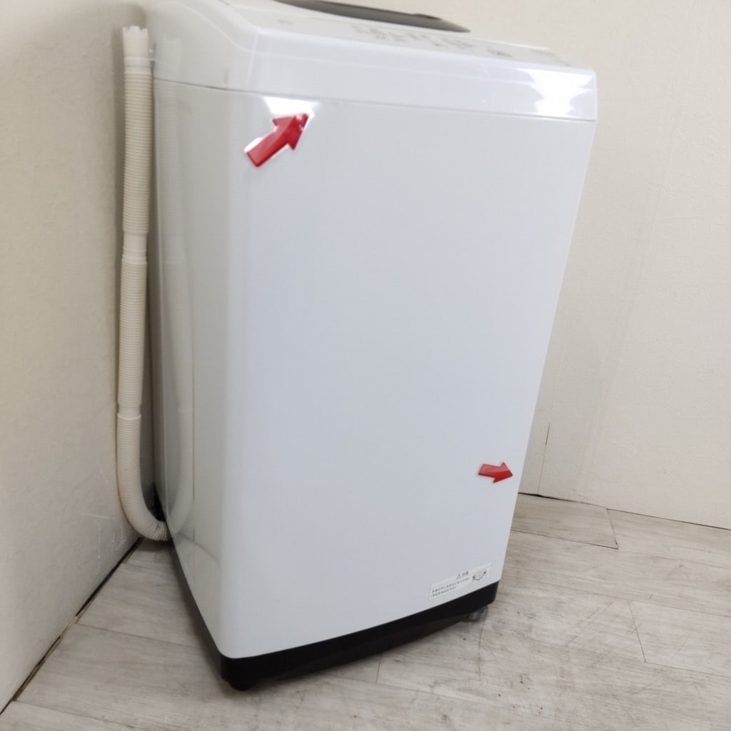 中古 高年式 5.0kg 全自動洗濯機 ピュアホワイト 日立 NW-50F 2021年