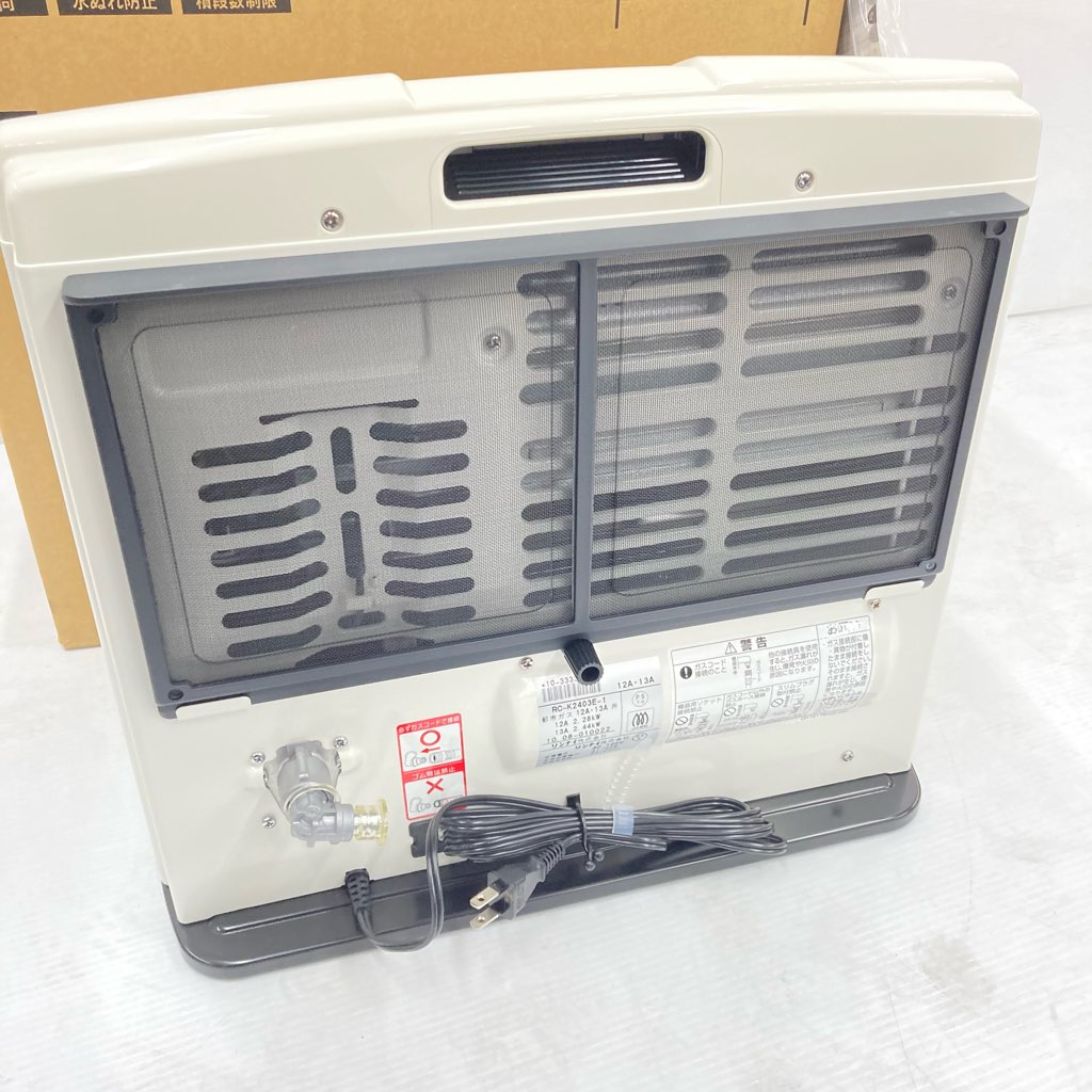 中古未使用 リンナイ ガスファンヒーター RC-K2403E-1 2010年製 木造7