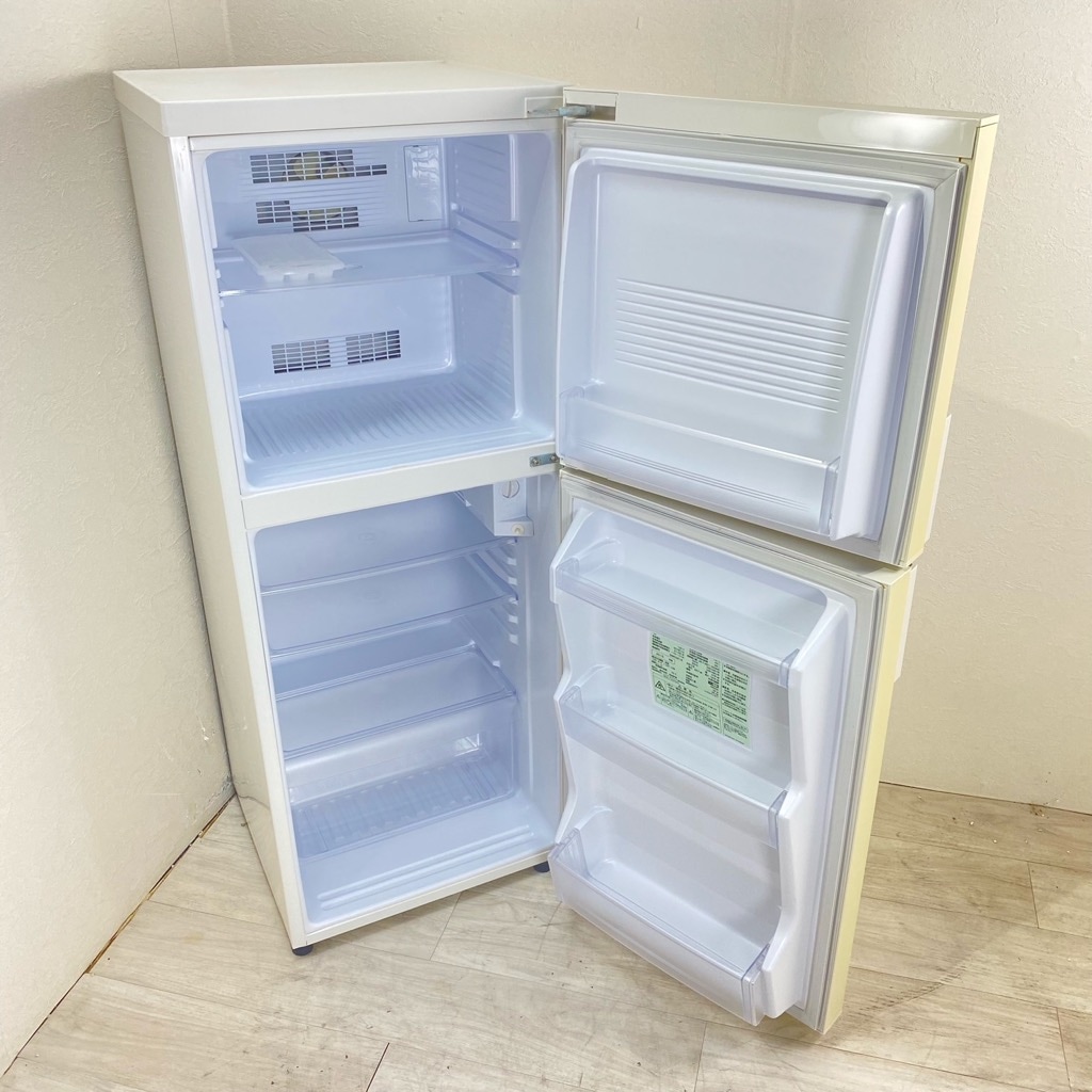 中古 137L 2ドア冷蔵庫 人気の無印良品 AMJ-14D-1 2015年製 ホワイト