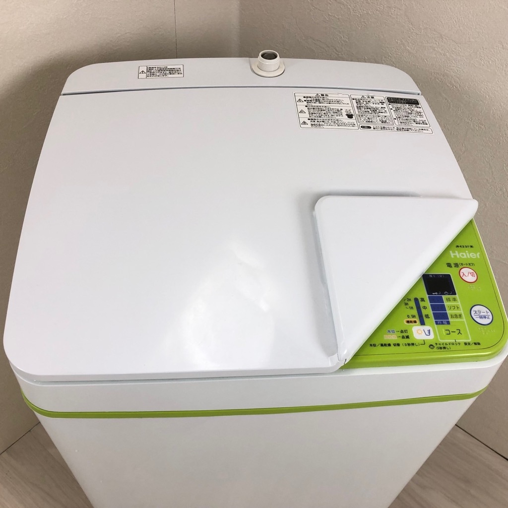 中古 ハイアール 3.3kg全自動洗濯機 JW-K33F-W 2012年～2017年製 小型