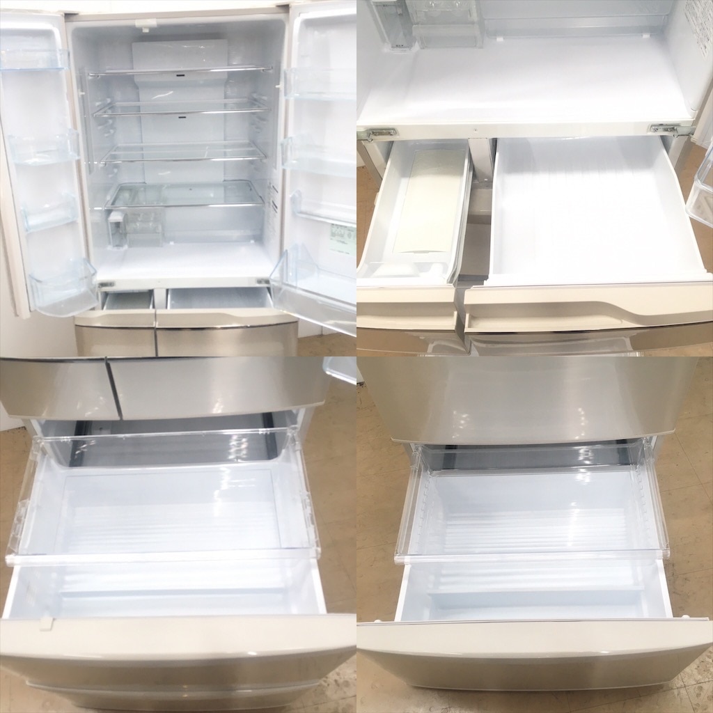 中古 近郊送料格安 パナソニック 501L 6ドア冷蔵庫 NR-F506T-N 2012年