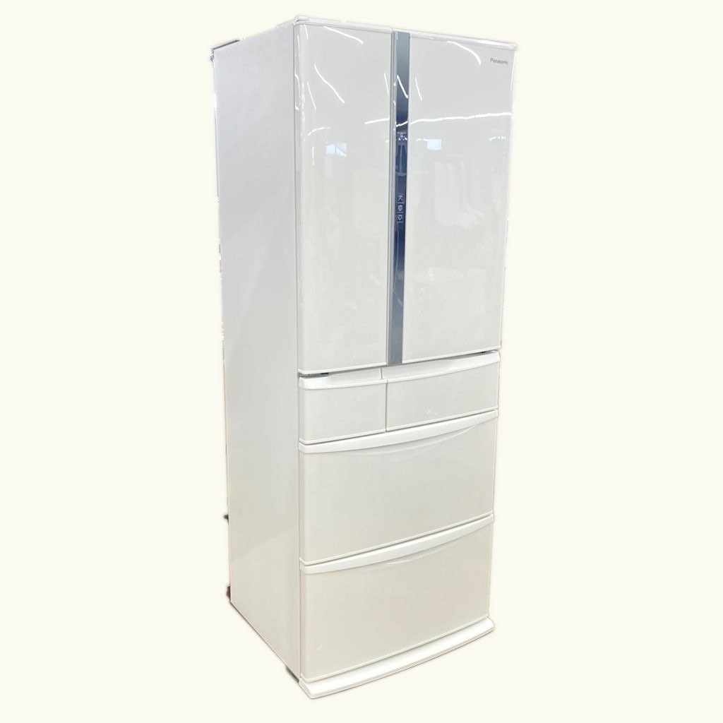 中古高年式 ECONAVI パナソニック 451L 6ドア冷蔵庫 NR-FVF456-W 2020