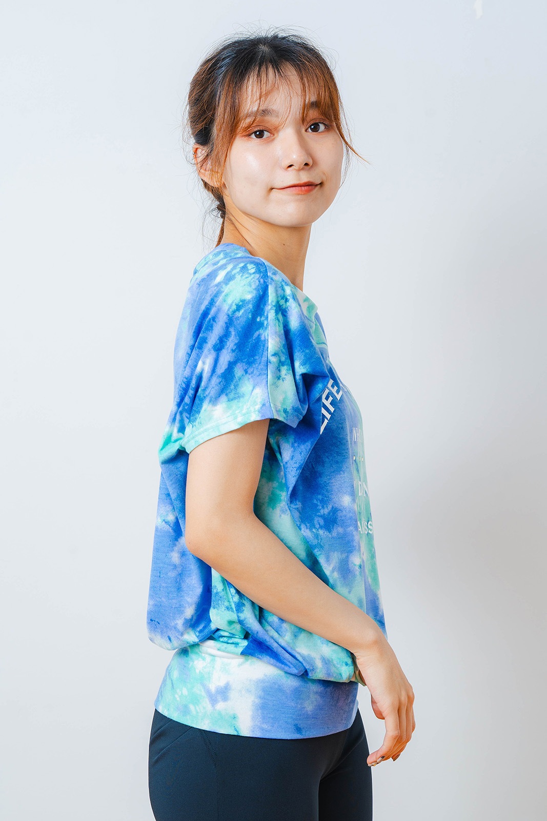 タイダイカスタムプリント Tシャツ ブルー 1534-1616 | D SHOP 着心地