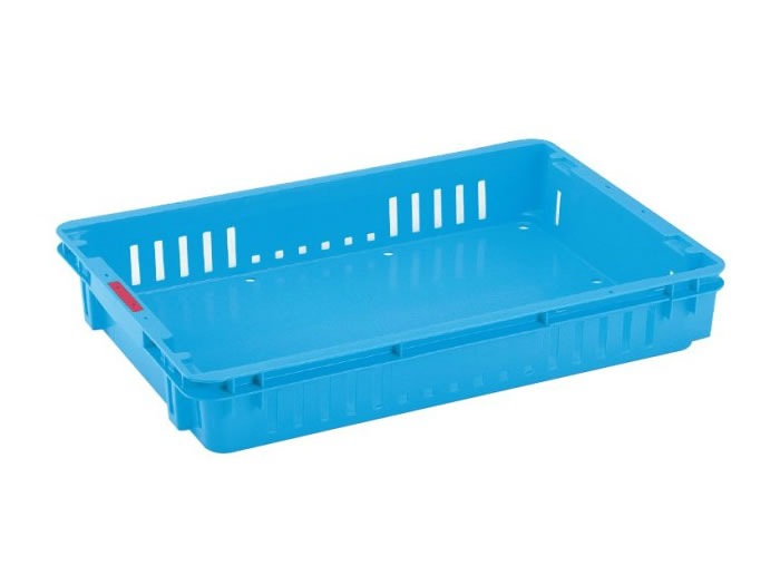 岐阜プラスチック工業 DFコンテナ DF-18 ブルー 容量19L 180°回転で