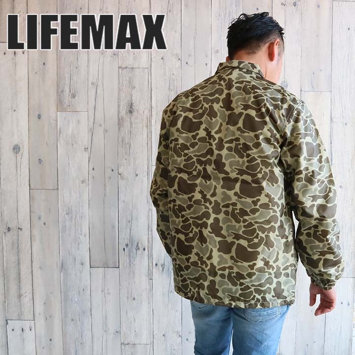 コーチジャケット 上着 スタジャン ジャケット LIFEMAX 上着 作業着
