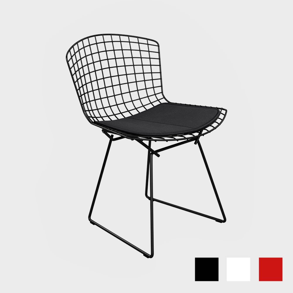 サイドチェア Side chair ストラクチャー:黒 ブラック / knoll ノル