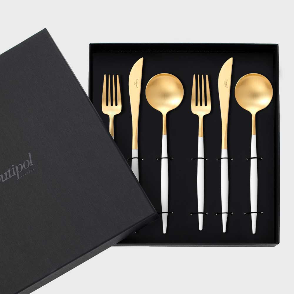 国内正規品】Cutipol クチポール カトラリー / GOA ゴア / 白 ホワイト