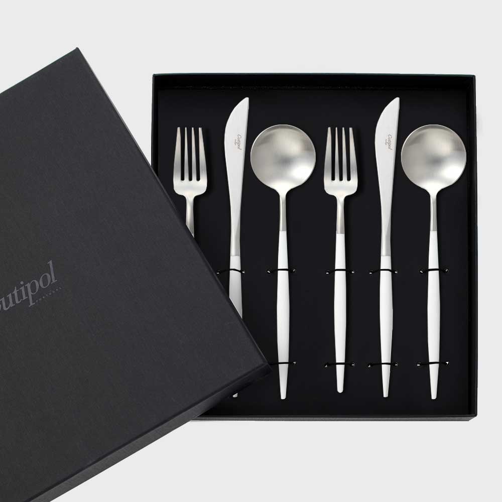 国内正規品】Cutipol クチポール カトラリー / GOA ゴア / 白 ホワイト