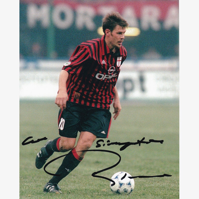 ボバン直筆サイン入りACミラン99/00フォト | THE DUGOUT