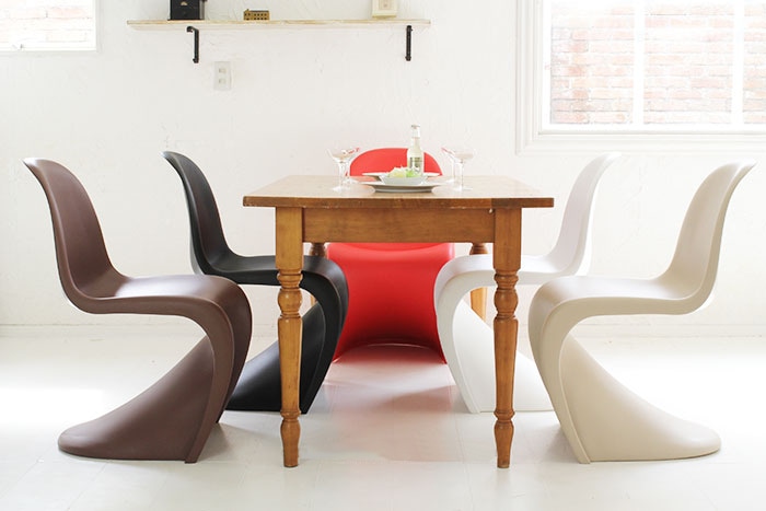 ヴェルナー・パントン パントンチェア レッド つやなし