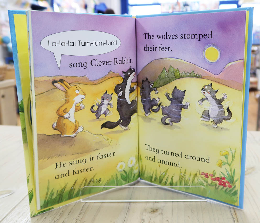 朗読CDつき名作童話 Clever Rabbit and the Wolves 【レベル2