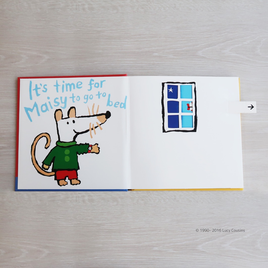 しかけ絵本 Maisy Goes to Bed ～メイシーちゃんベッドにはいります