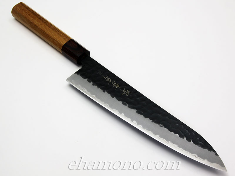 使いやすい【青紙スーパー割込黒鎚目 剣型牛刀190】通販コーナー