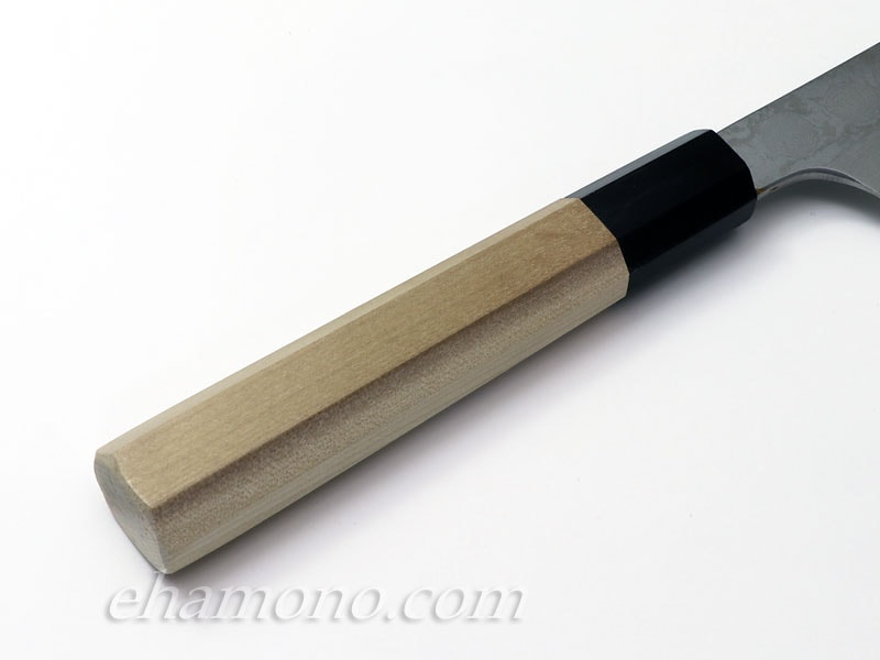 堺孝行 ダマスカス銀三鋼割込 剣型柳刃270